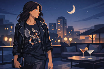 How to Style a Valkyrie Graphic T Shirt After Dark