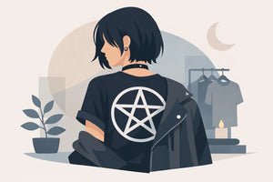 Pentagram Shirt Alternative Fashion, Styled Quietly