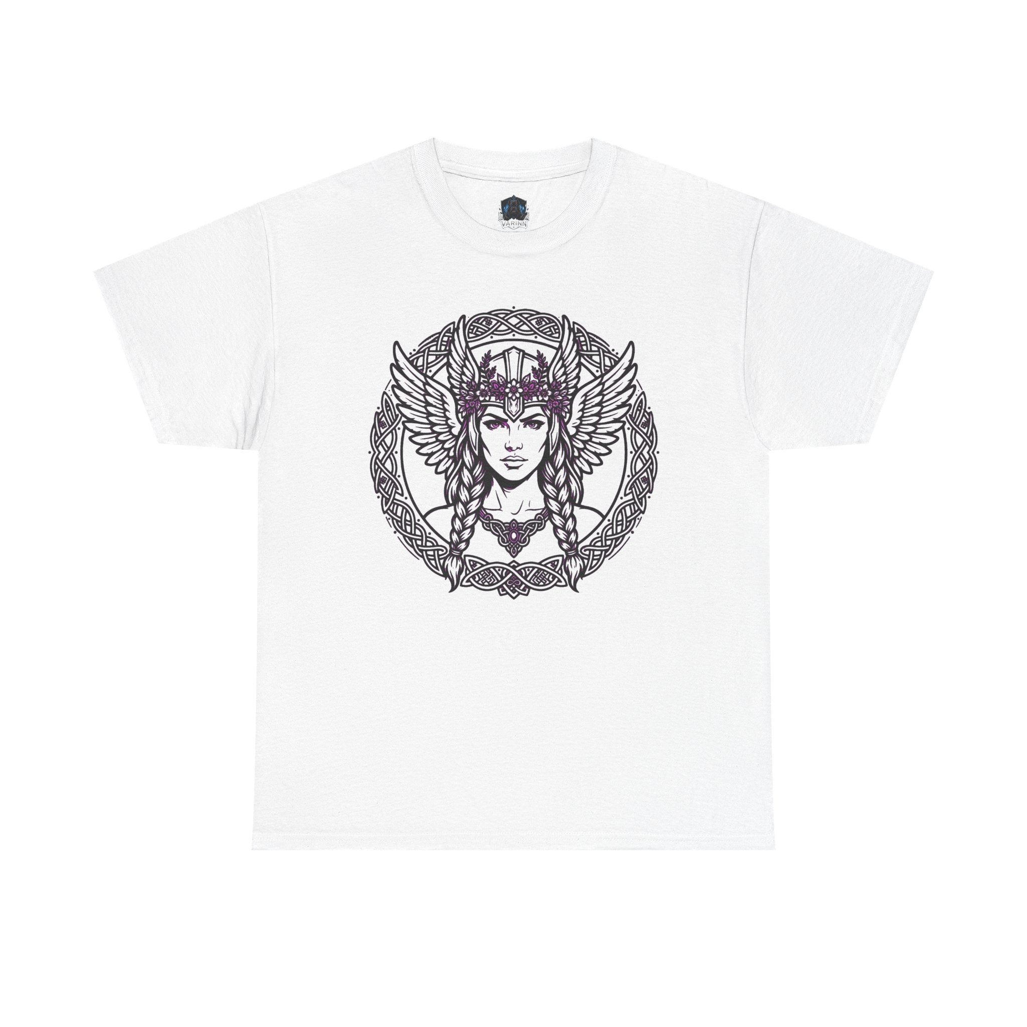 Valkyrie Mandala Tee — Norse Warrior Goddess Graphic T-Shirt