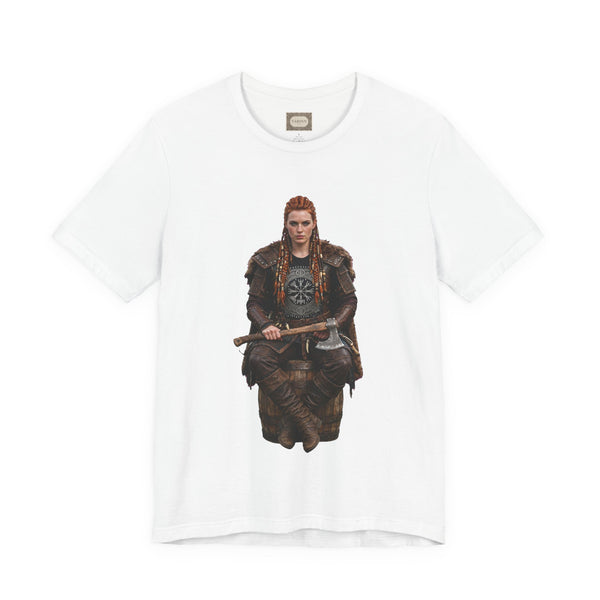 Viking Shieldmaiden Tee — Nordic Warrior Graphic T-Shirt