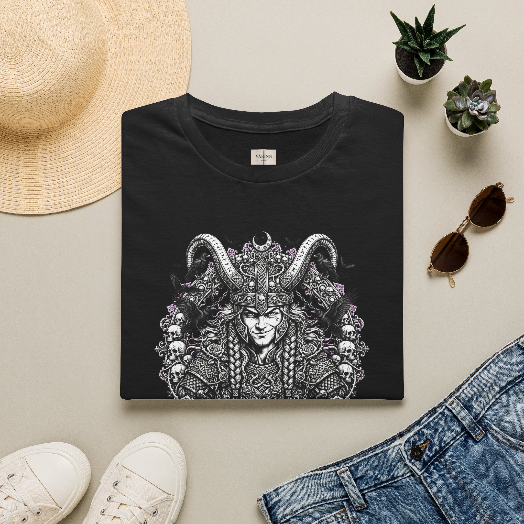 LOKI T-Shirt — Norse Warrior Viking Design