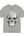 Geometric Skull T‑Shirt — Faceted Gray Skull Graphic Tee