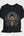 Skull & Bat Wings Tee — Gothic Halo Skull T‑Shirt