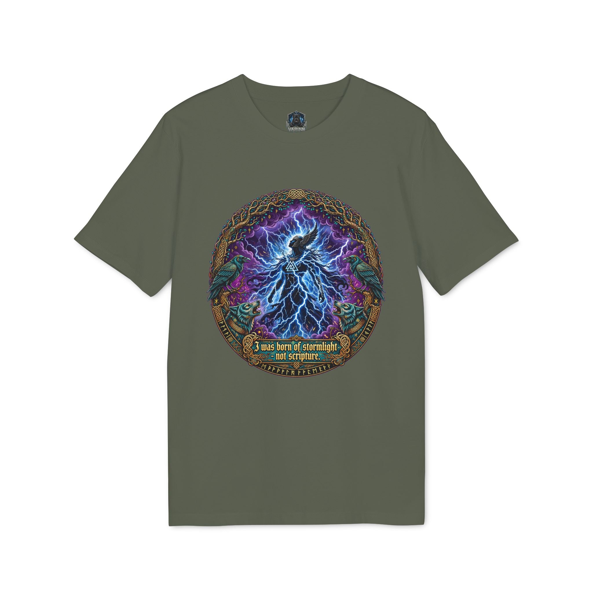 T-Shirt — Electric Tree of Life Graphic Tee (I Am Not a Creation of Chaos)