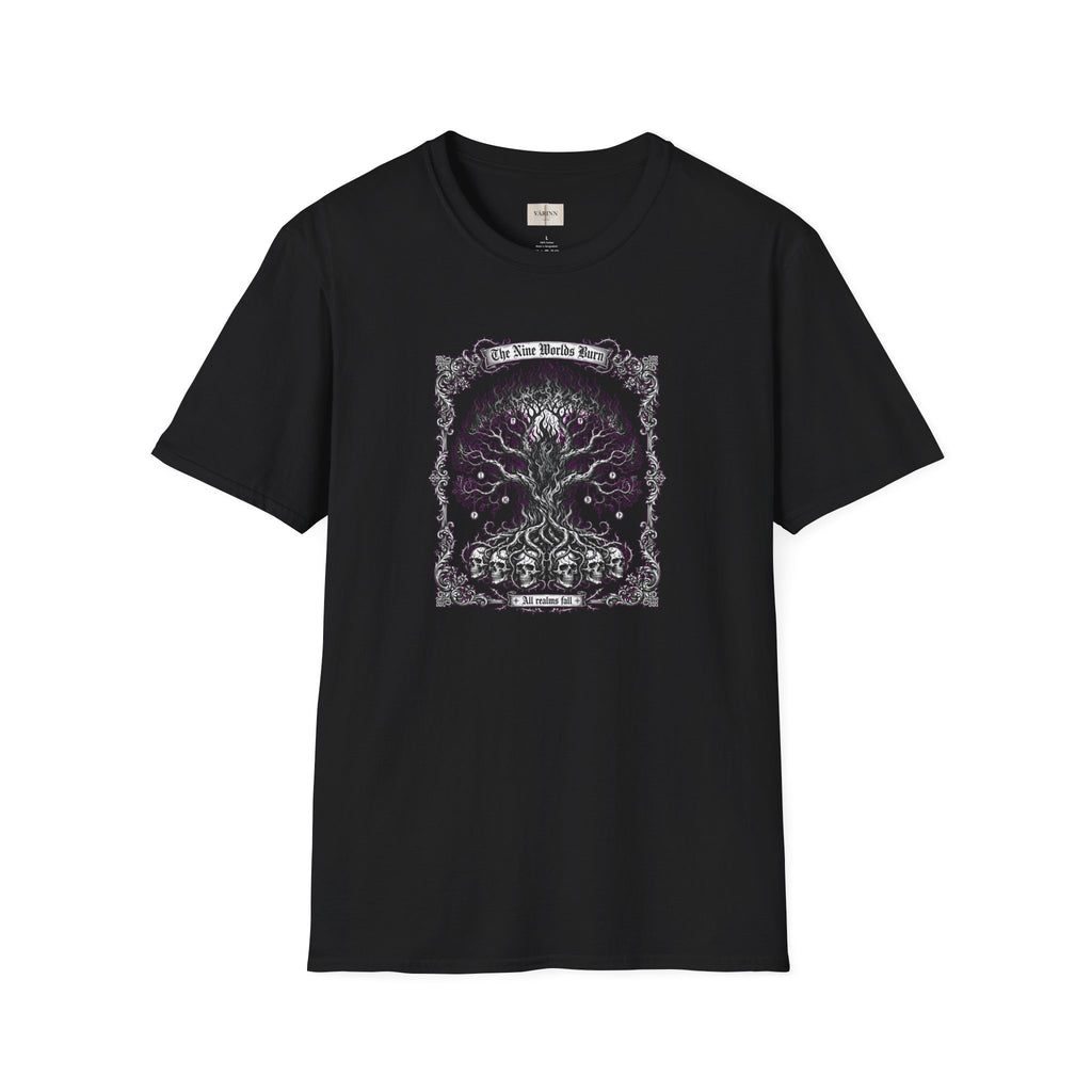Tree of Worlds T‑Shirt — Ornate Celtic Tree of Life Graphic