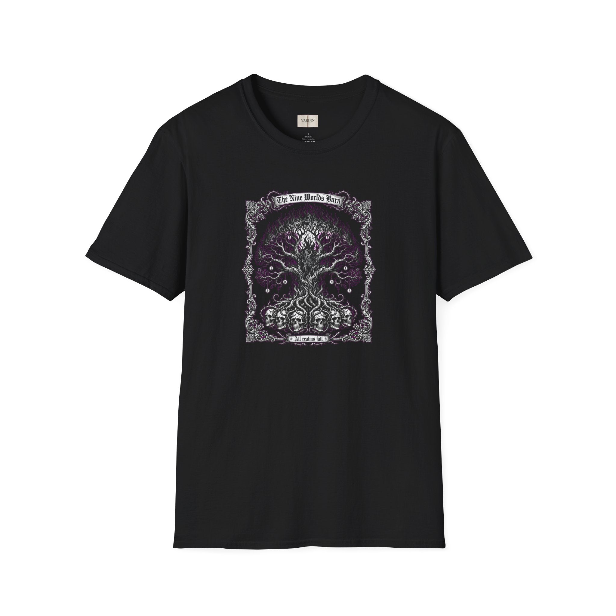 Tree of Worlds T‑Shirt — Ornate Celtic Tree of Life Graphic