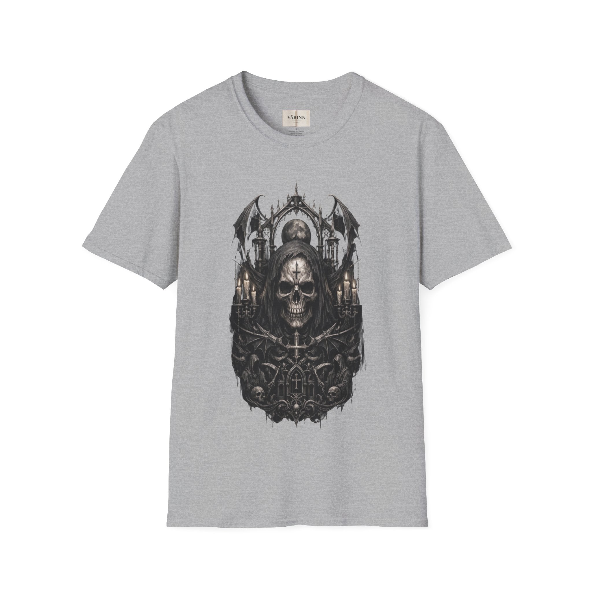 Gothic Skull Cathedral T-Shirt