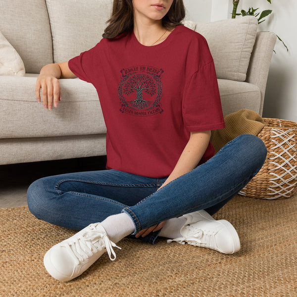 Tree of Life Graphic T-Shirt — "Born to Be Wild" Vintage Nature Tee