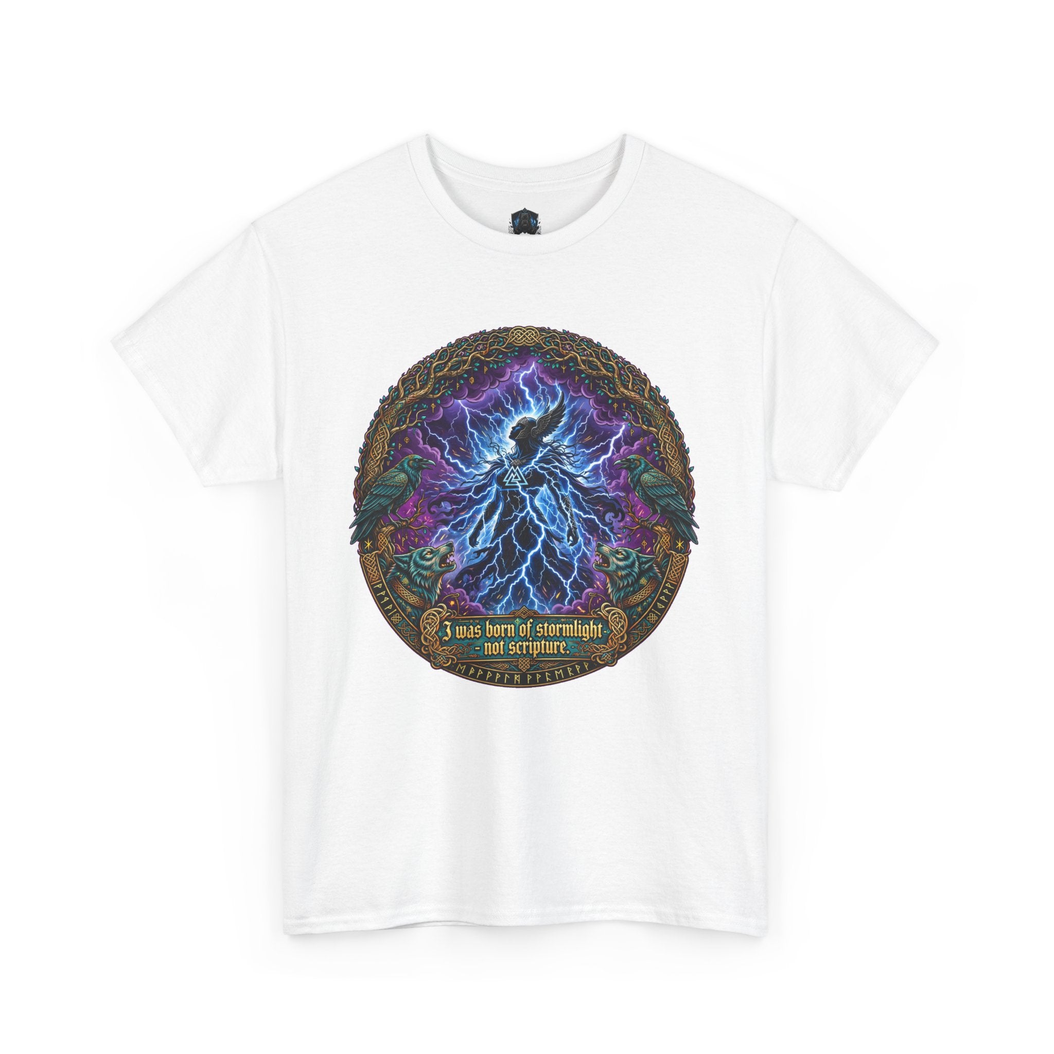 Lightning Wolf Graphic Tee — I Am Not the Storm I Am the Storm T-Shirt