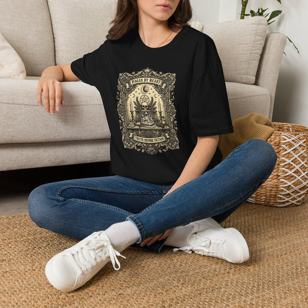 T-Shirt — "Pagan by Heart" Occult Graphic Tee