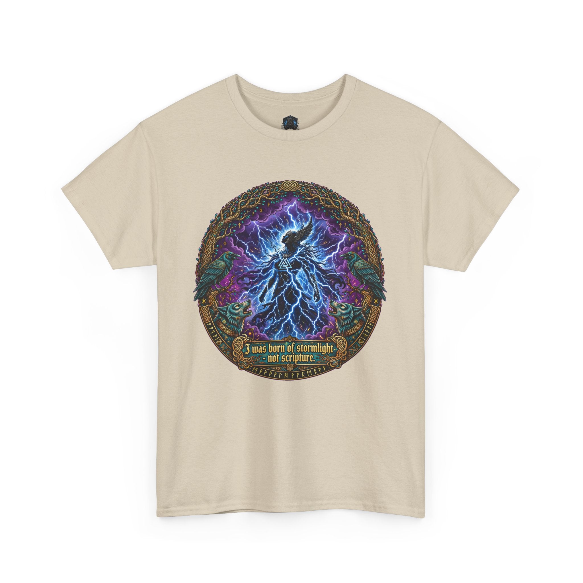 Lightning Wolf Graphic Tee — I Am Not the Storm I Am the Storm T-Shirt