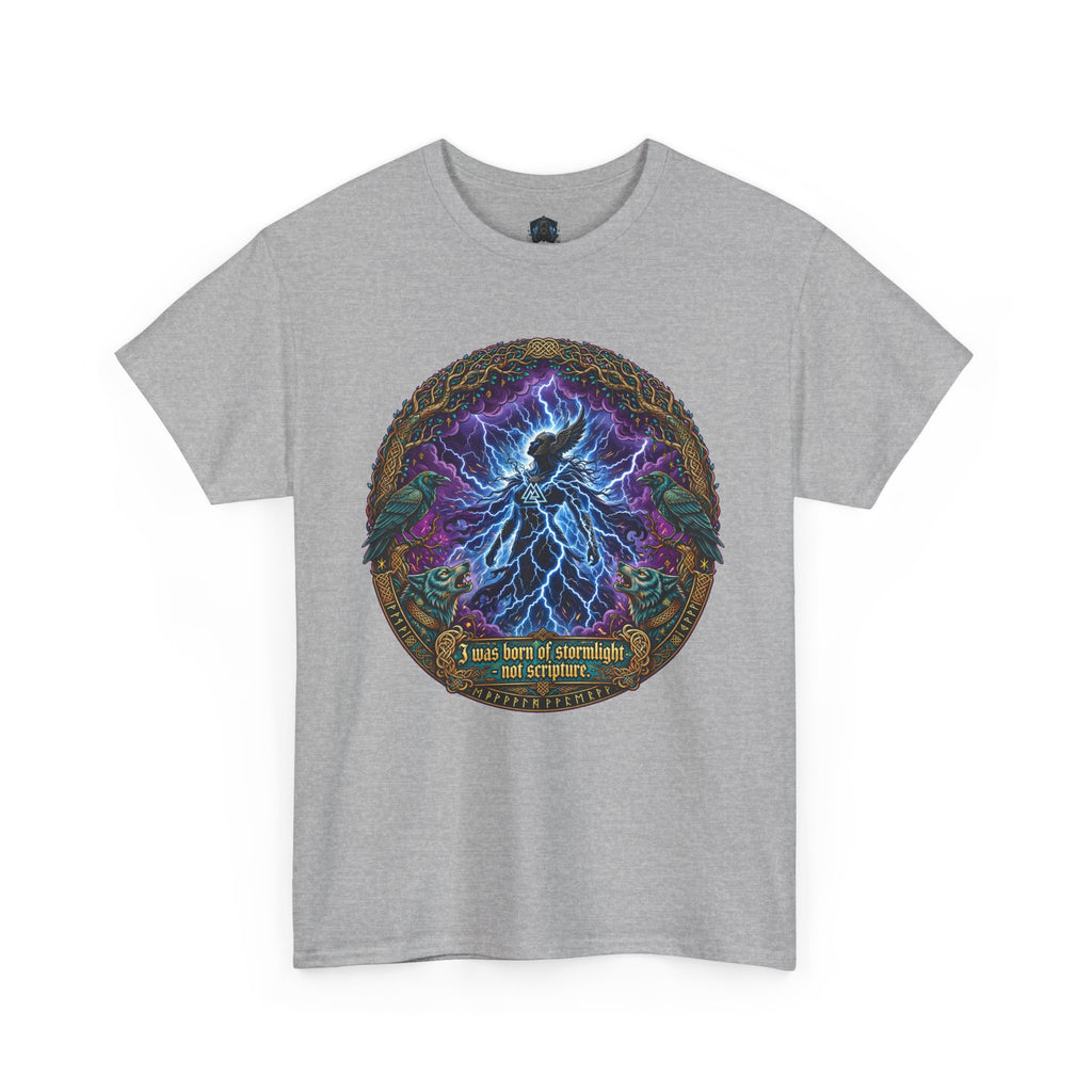 Lightning Wolf Graphic Tee — I Am Not the Storm I Am the Storm T-Shirt