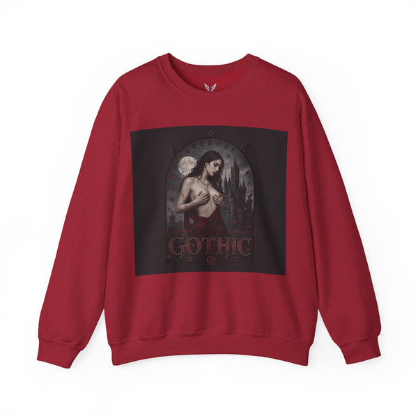 Gothic Vampire Art Crewneck Sweatshirt