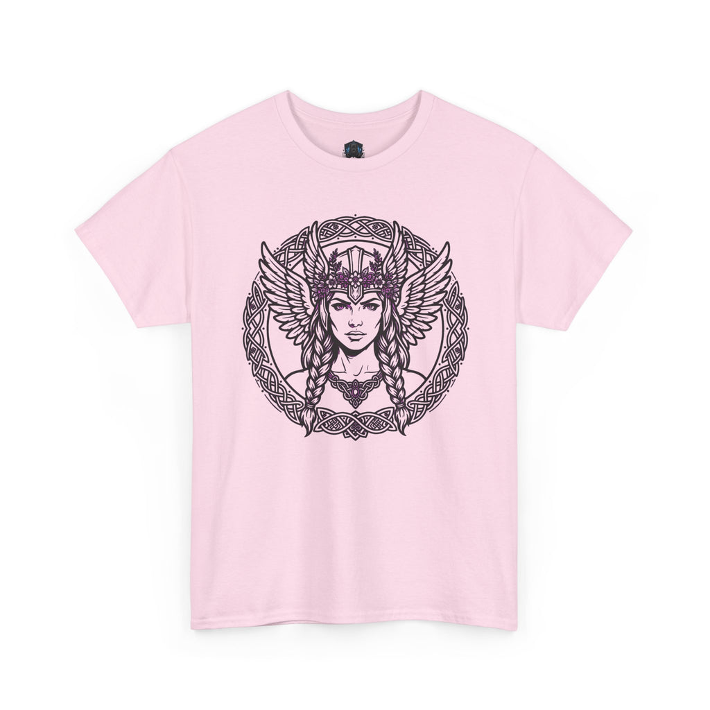 Valkyrie Mandala Tee — Norse Warrior Goddess Graphic T-Shirt