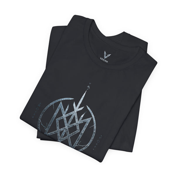 Viking Compass Sigil T‑Shirt — Nordic Rune Shield Tee