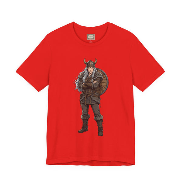 Viking Shieldmaiden T‑Shirt — Norse Warrior Graphic Tee