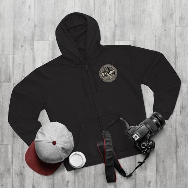 Pretty Insane Zip Hoodie — Gothic Religious Art Graphic Hoodie