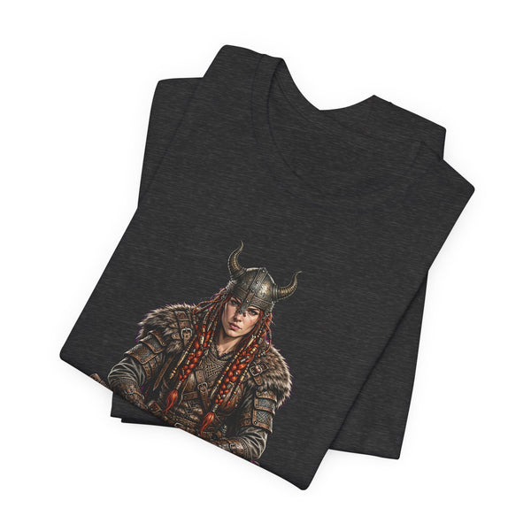 Viking Warrior Tee — Norse Axe Shield Graphic T-Shirt