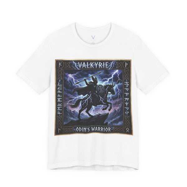 Valkyrie Odin's Warrior T-Shirt — Norse Mythology Lightning Tee