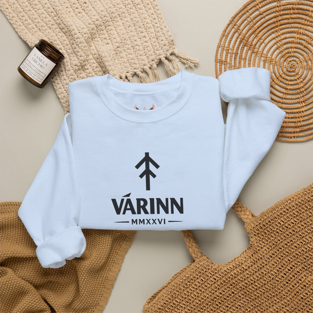 Varinn Logo Crewneck Sweatshirt — Strength • Power • Belief