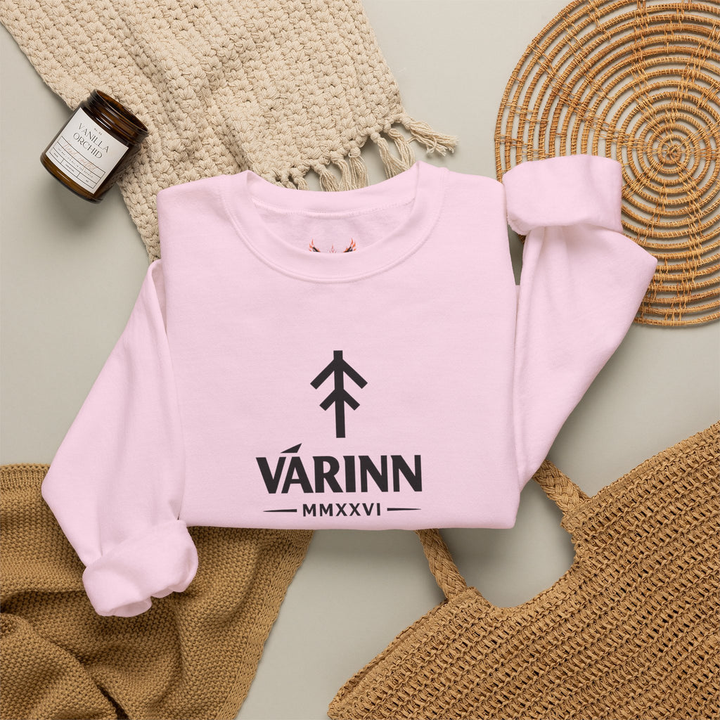 Varinn Logo Crewneck Sweatshirt — Strength • Power • Belief
