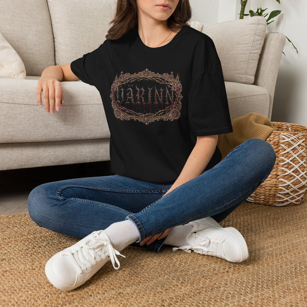 Dark Vintage 'Varrin' Gothic Frame T‑Shirt
