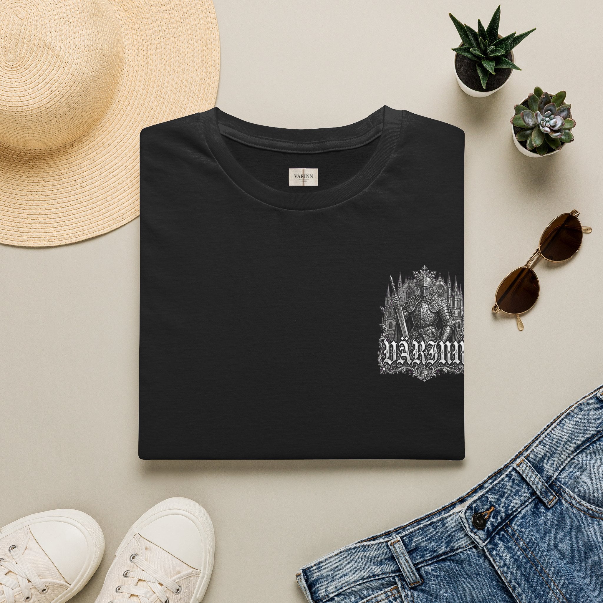 Varinn Dark Vintage 'Vardir' Gothic Crest Pocket Design