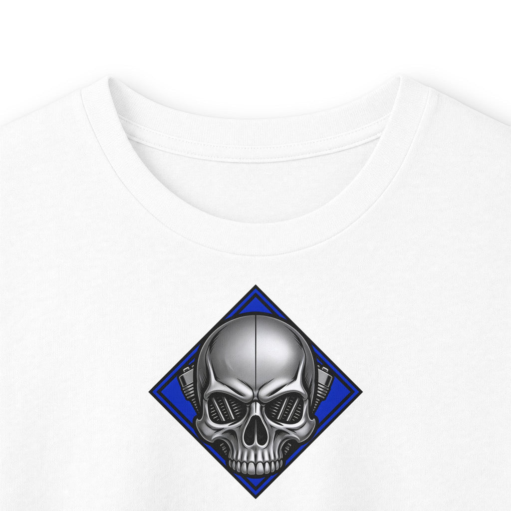 Nordic Gods Motorcycle Club Long Sleeve Tee — Viking Helmet Crest