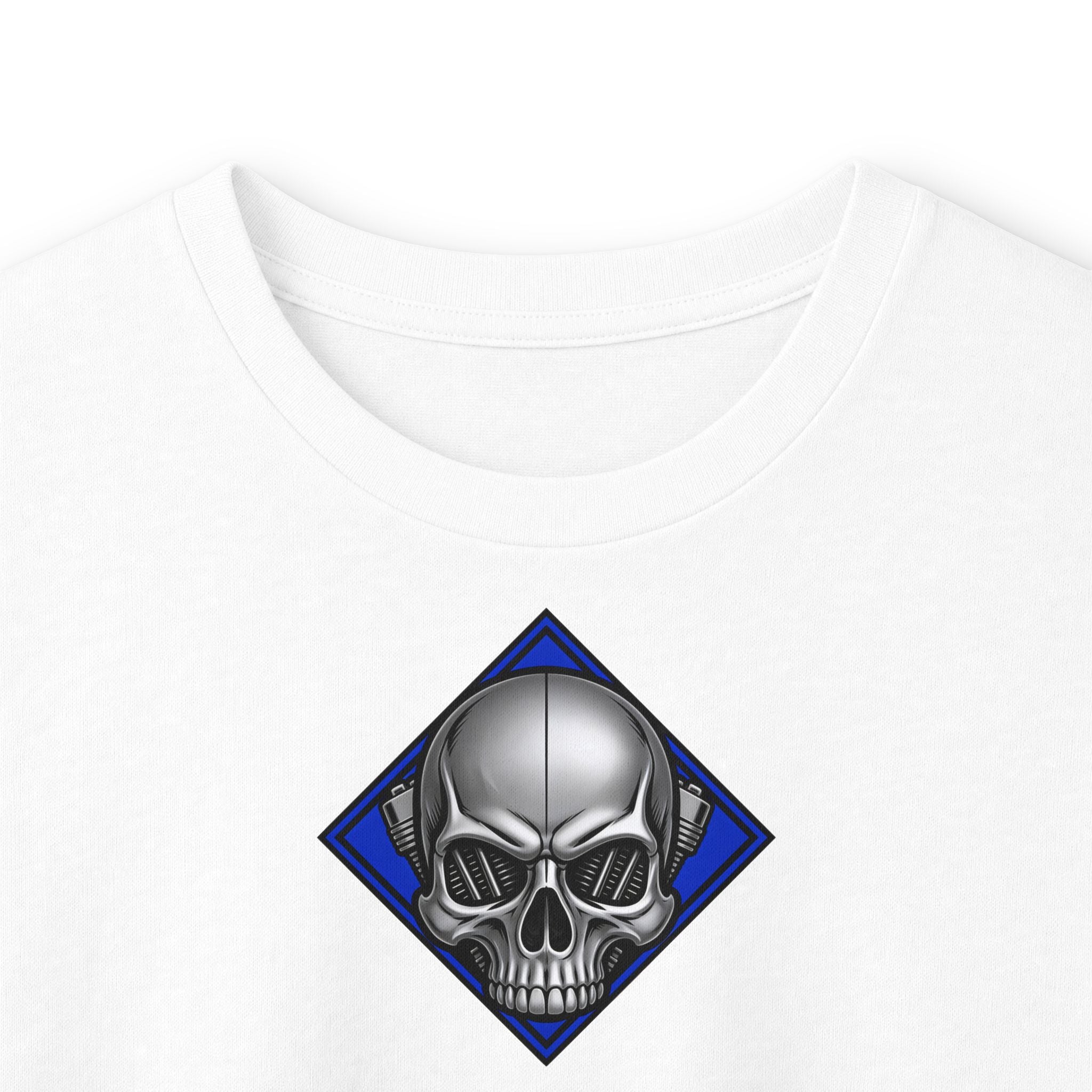 Nordic Gods Motorcycle Club Long Sleeve Tee — Viking Helmet Crest
