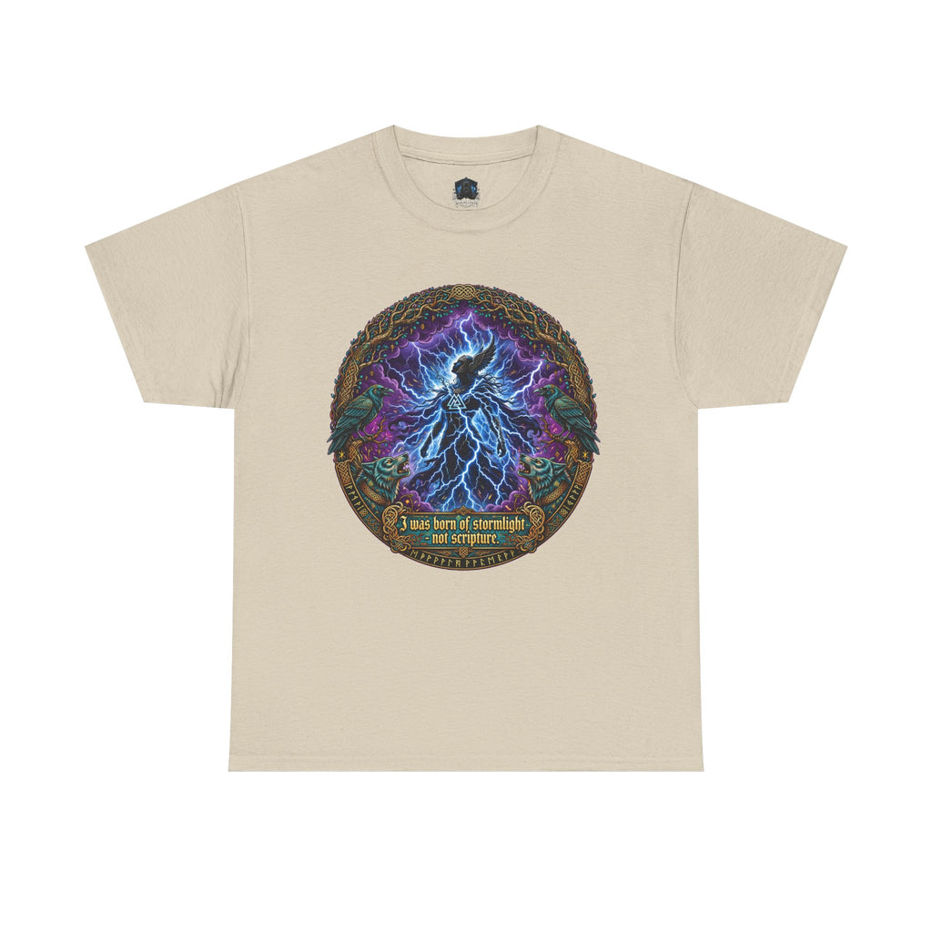 Lightning Wolf Graphic Tee — I Am Not the Storm I Am the Storm T-Shirt