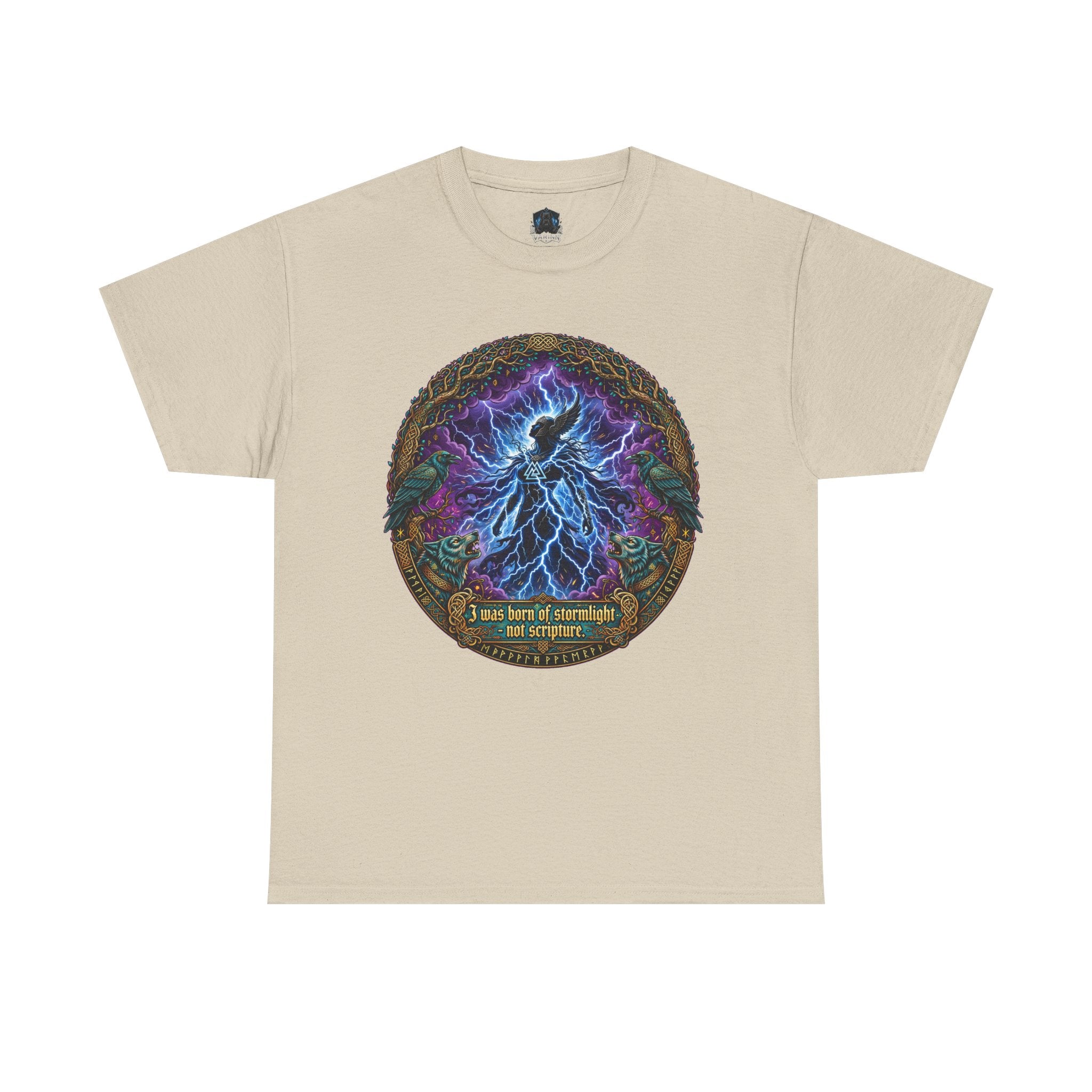 Lightning Wolf Graphic Tee — I Am Not the Storm I Am the Storm T-Shirt