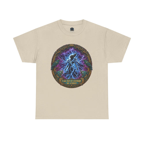 Lightning Wolf Graphic Tee — I Am Not the Storm I Am the Storm T-Shirt