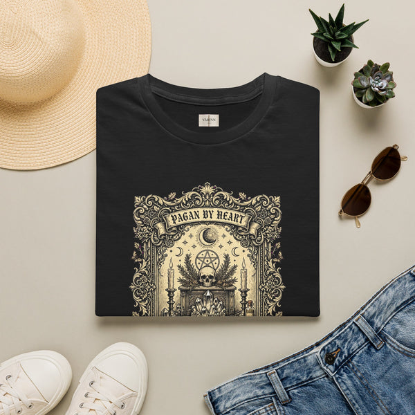T-Shirt — "Pagan by Heart" Occult Graphic Tee