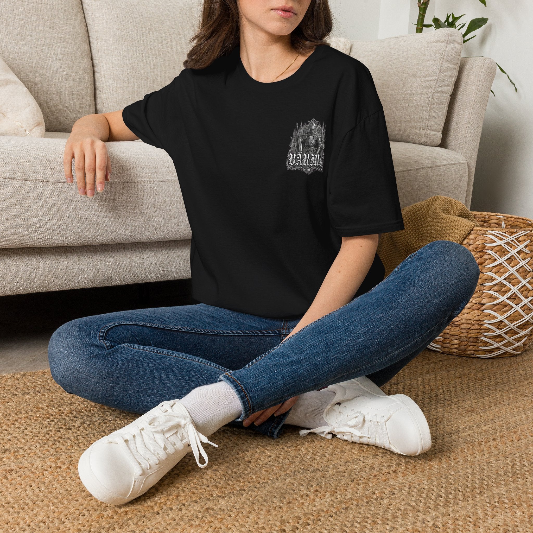 Varinn Dark Vintage 'Vardir' Gothic Crest Pocket Design