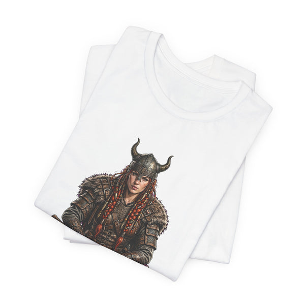 Viking Warrior Tee — Norse Axe Shield Graphic T-Shirt