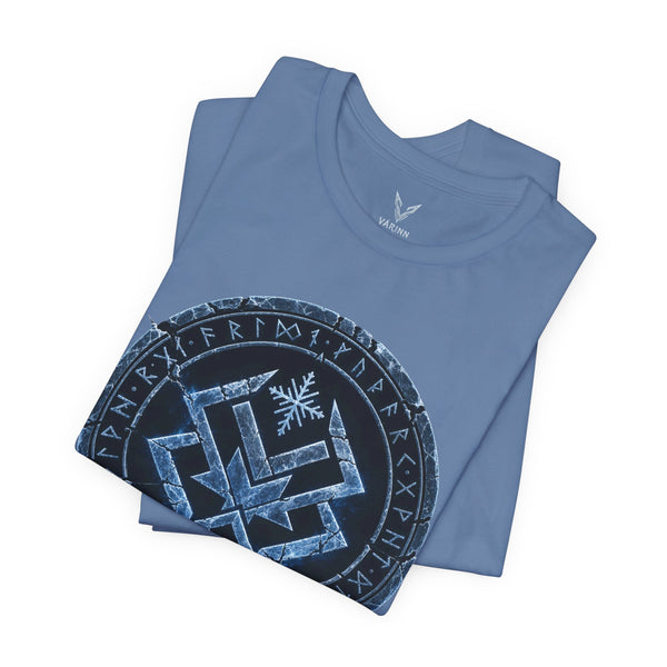 Viking Rune Seal T‑Shirt — Norse Compass Vegvisir Symbol Tee