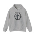 Tyr Viking Hoodie — Norse Rune Shield Graphic Hooded Sweatshirt