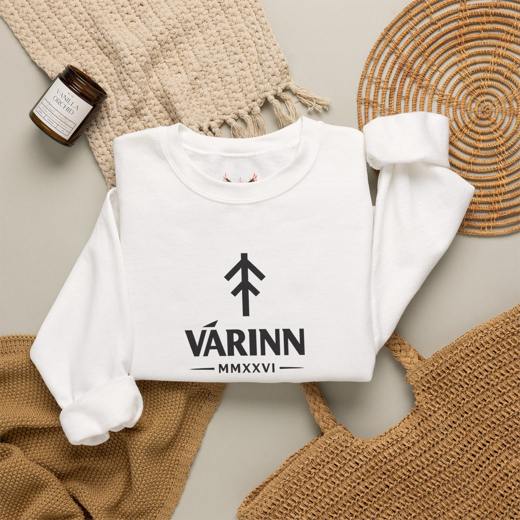 Varinn Logo Crewneck Sweatshirt — Strength • Power • Belief