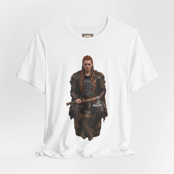 Viking Shieldmaiden Tee — Nordic Warrior Graphic T-Shirt