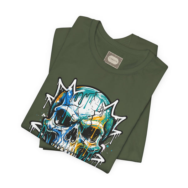 Skull 'No Fear' Graphic Tee — Edgy Streetwear T‑Shirt