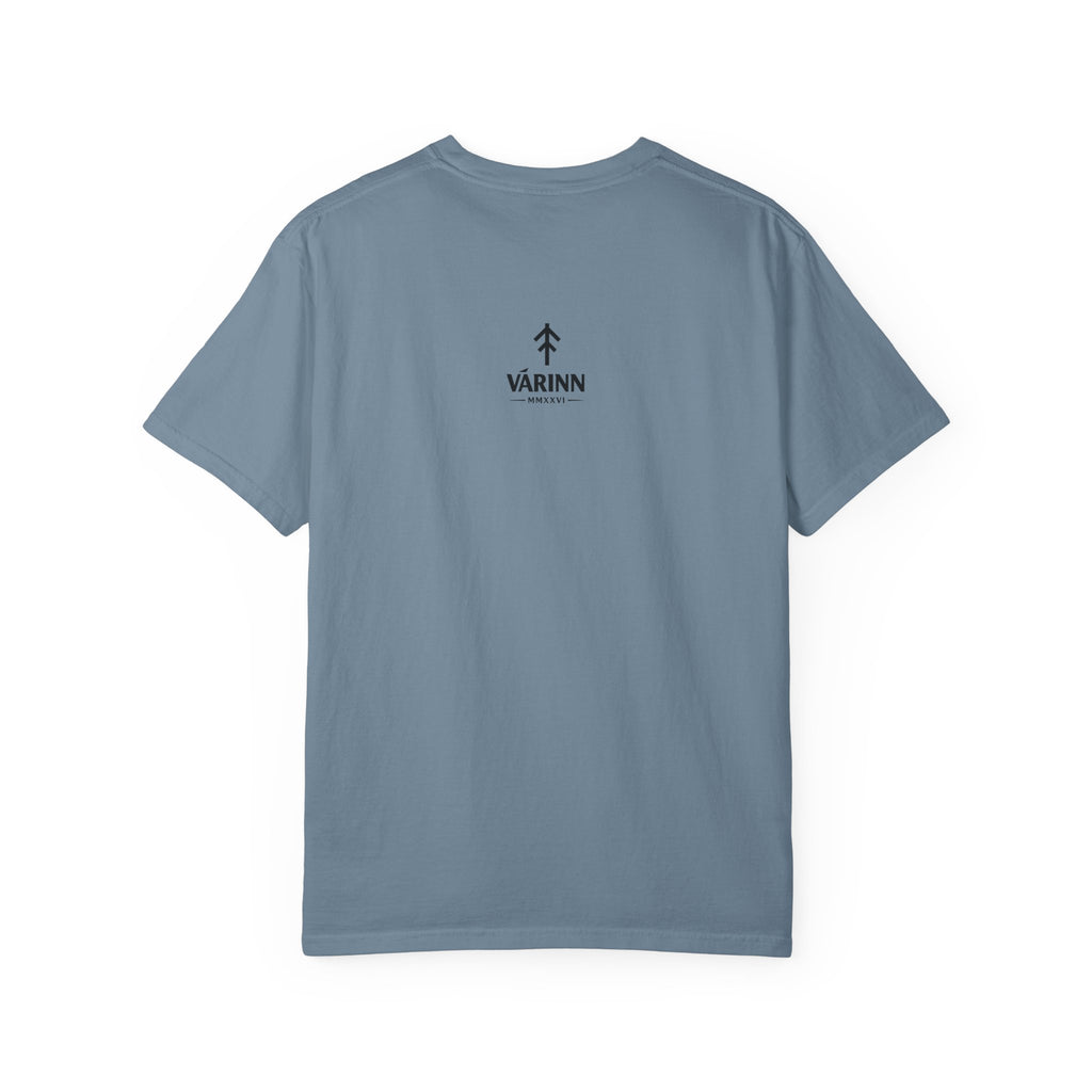 Várinn Goddess Graphic T‑Shirt — Norse Feminine Symbol Tee