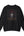Crewneck Sweatshirt — Dark Gothic Angel Back Graphic, Moody Alternative Streetwear