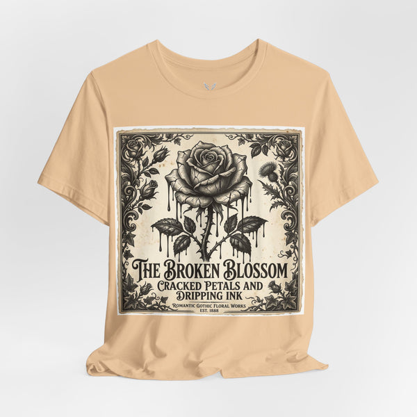 T-Shirt — The Broken Blossom Vintage Rose Graphic Tee