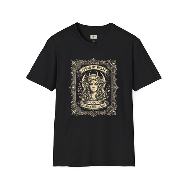 Pagan By Heart Graphic Tee — Moon Goddess Witchy T-Shirt