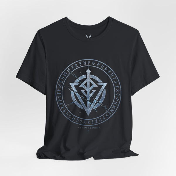 Rune Circle Graphic Tee — Norse Symbol T-Shirt