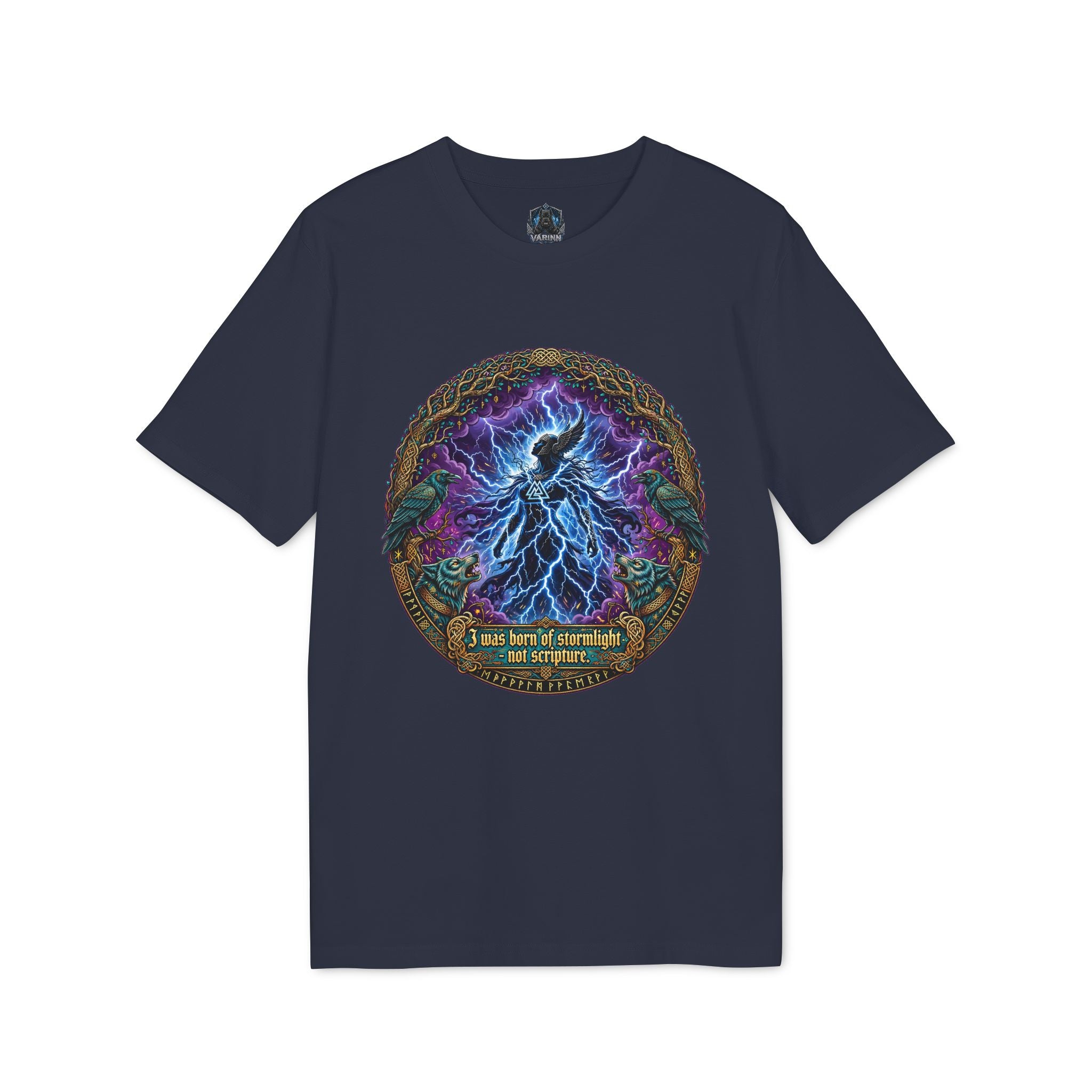 T-Shirt — Electric Tree of Life Graphic Tee (I Am Not a Creation of Chaos)