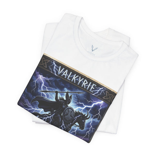 Valkyrie Odin's Warrior T-Shirt — Norse Mythology Lightning Tee