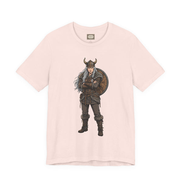 Viking Shieldmaiden T‑Shirt — Norse Warrior Graphic Tee