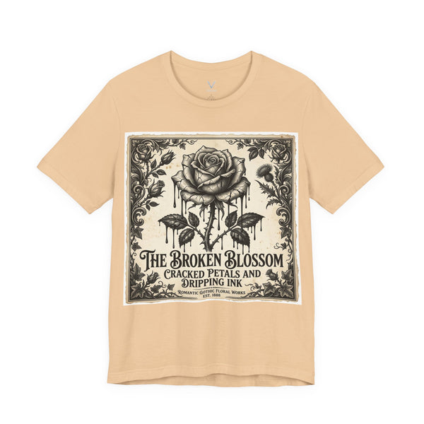 T-Shirt — The Broken Blossom Vintage Rose Graphic Tee