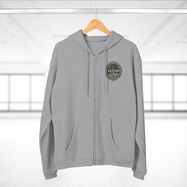 Pretty Insane Zip Hoodie — Gothic Religious Art Graphic Hoodie